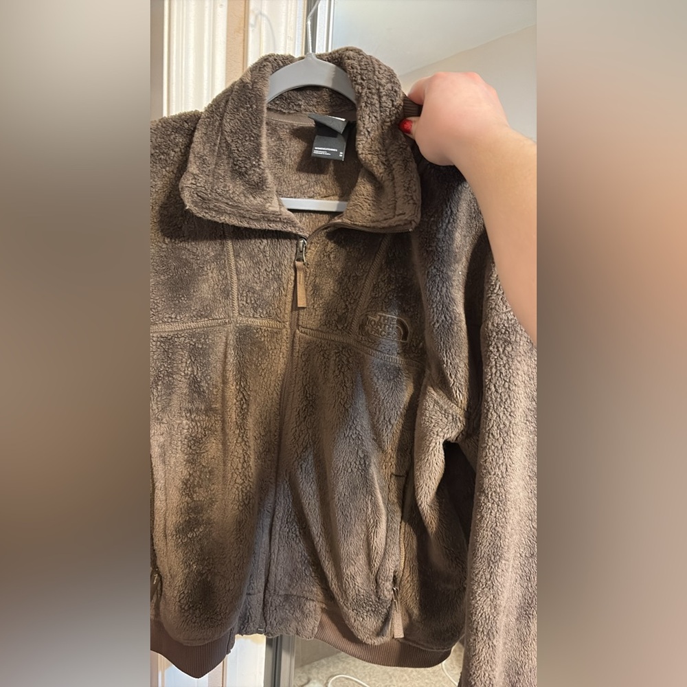 Women’s north face plush fleece bomber jacket